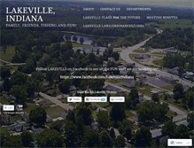 Tablet Screenshot of lakevilleindiana.org